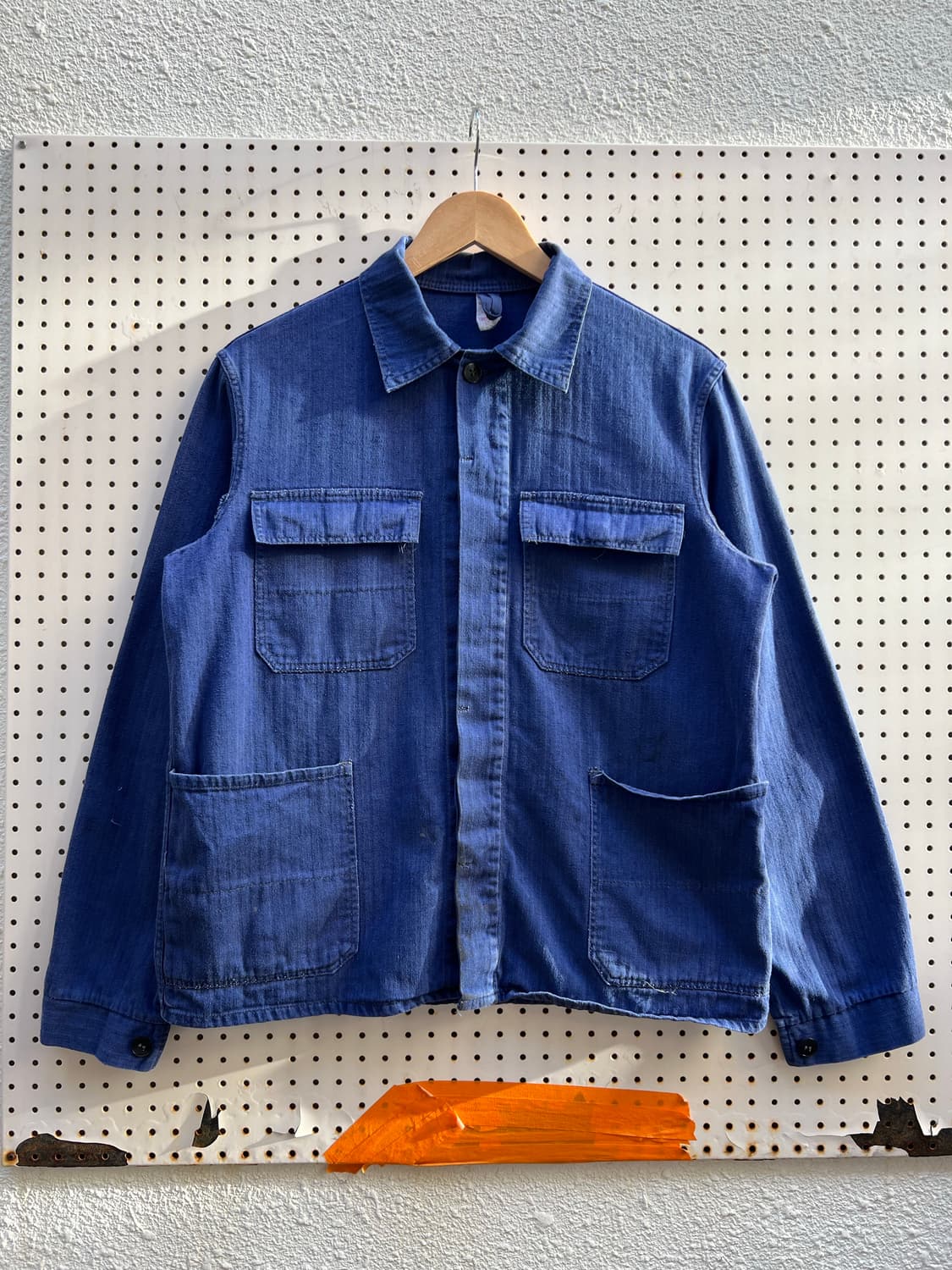 OLD VINTAGE HBT 4 POCKET FRENCH 프렌치워크자켓 상품이미지1