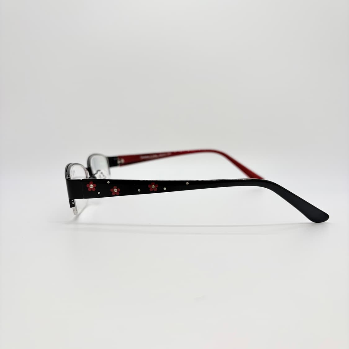 VASTONOM 블랙 플라워패턴 반무테 상품이미지4