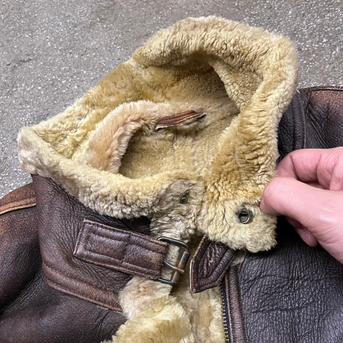 빈티지 B-3 양가죽 무스탕 (105) 상품이미지8