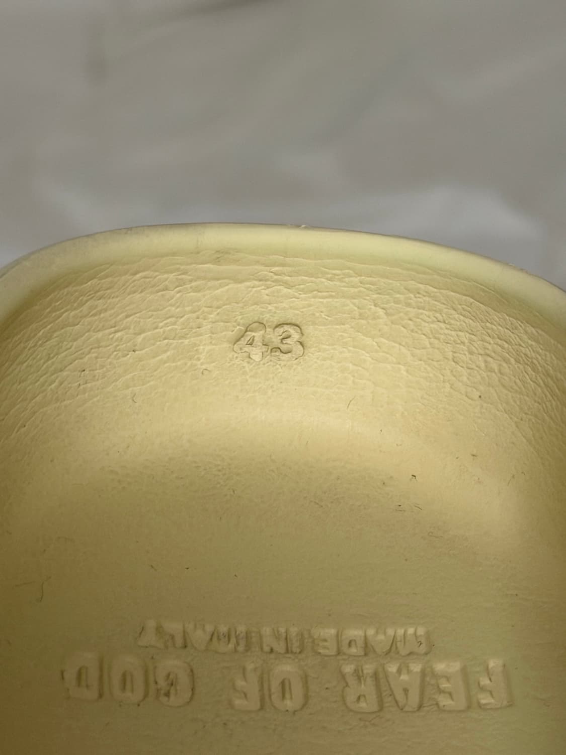 피어오브갓 캘리포니아 뮬 슬리퍼 크림컬러 상품이미지7