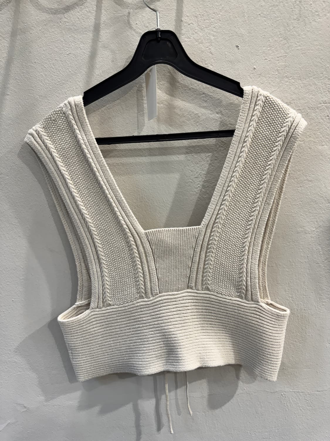 japan GU 레이스업 니트 뷔스티에 상품이미지1