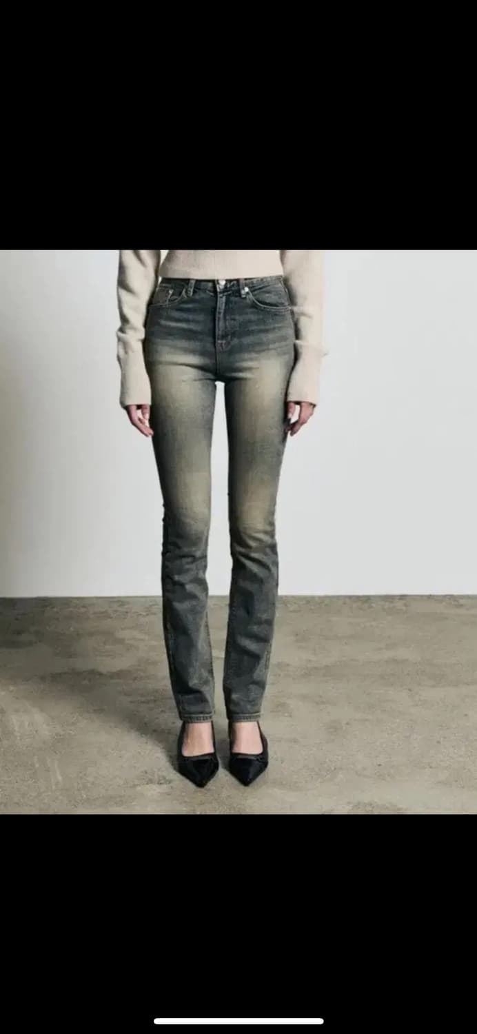 보헤미안서울 스트레이트진 블루 L 새상품  상품이미지1