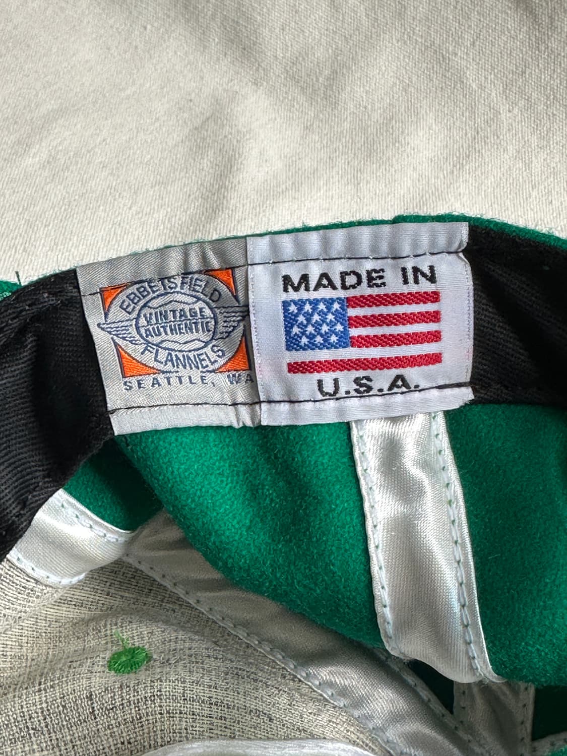 이벳필드 Made in USA 브라운즈빌 차로스 레더 스트랩 울 볼캡 상품이미지10