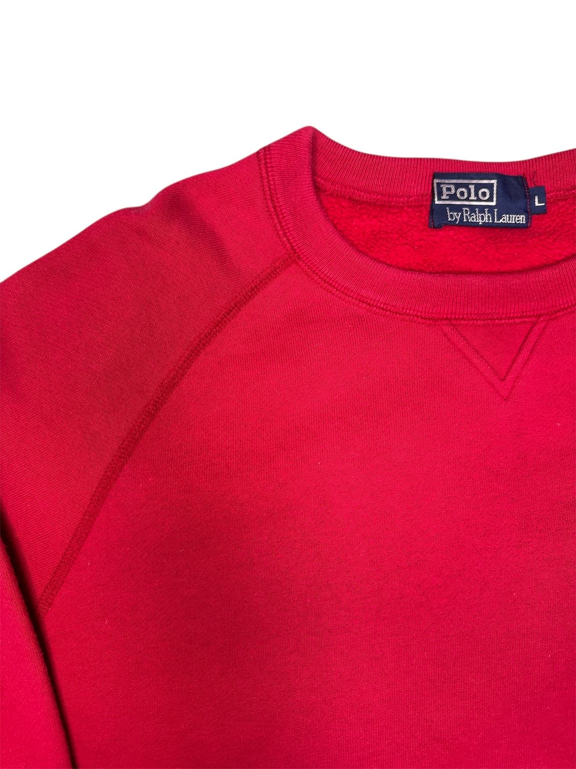 빈티지 90s 폴로 랄프로렌 재팬 스웻셔츠 맨투맨 레드 L 상품이미지4