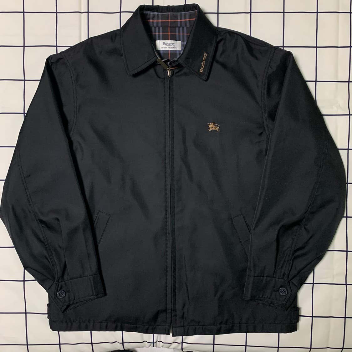 버버리 신형 블랙 블루종자켓(정품) 상품이미지1