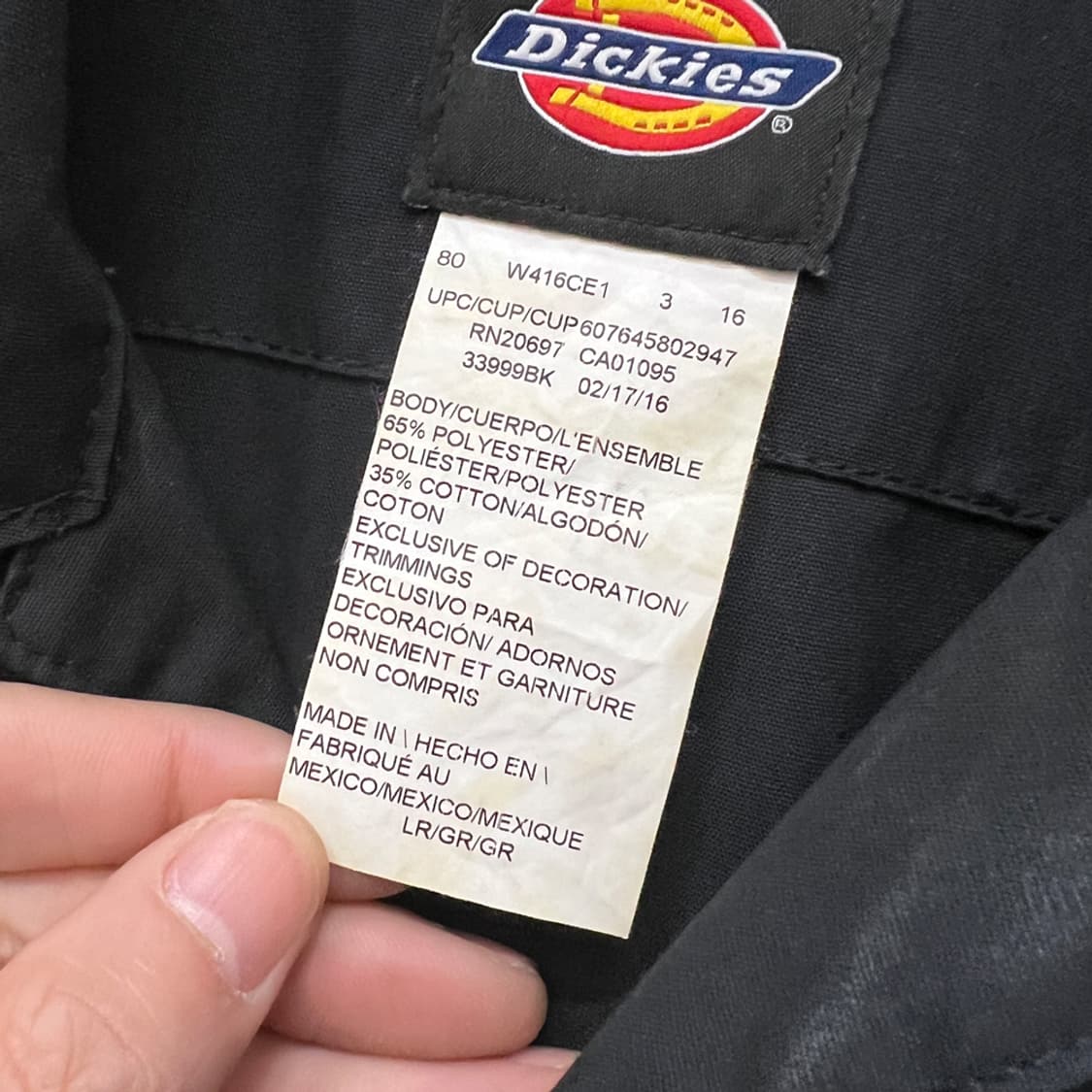 디키즈 워크웨어 커버올 반팔 점프수트 L 상품이미지4