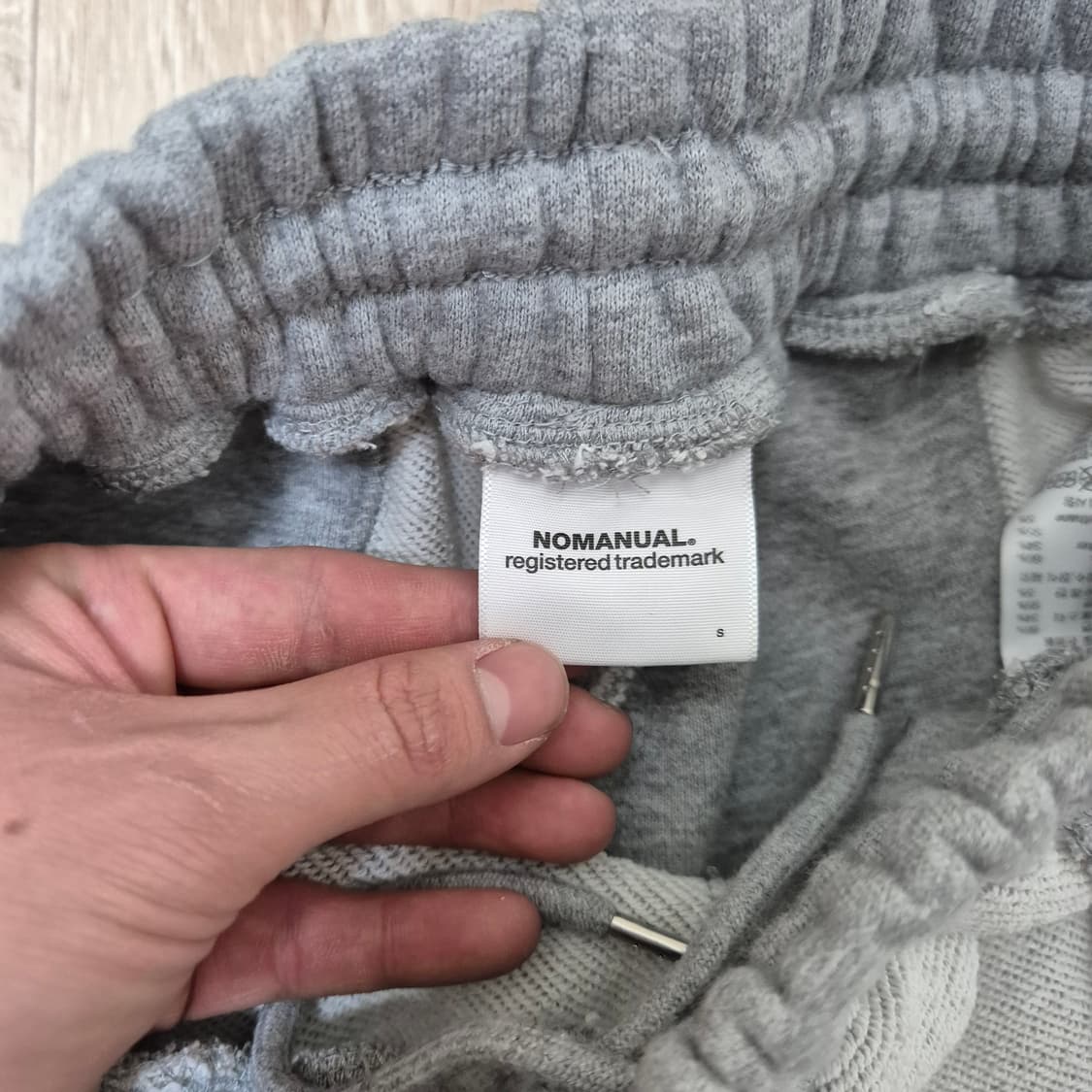 노매뉴얼 웨이브패널 배색 라인 스웻팬츠 조거팬츠 S(90) 상품이미지6