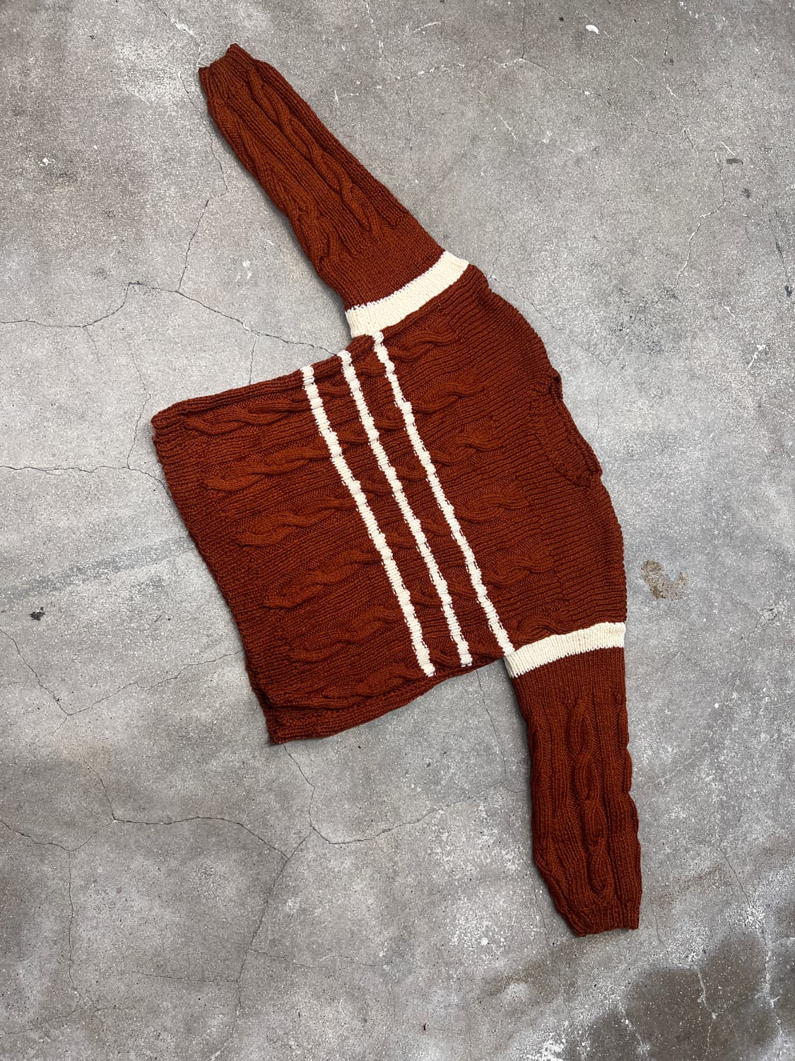 핸드메이드 빈티지 케이블 니트  상품이미지4