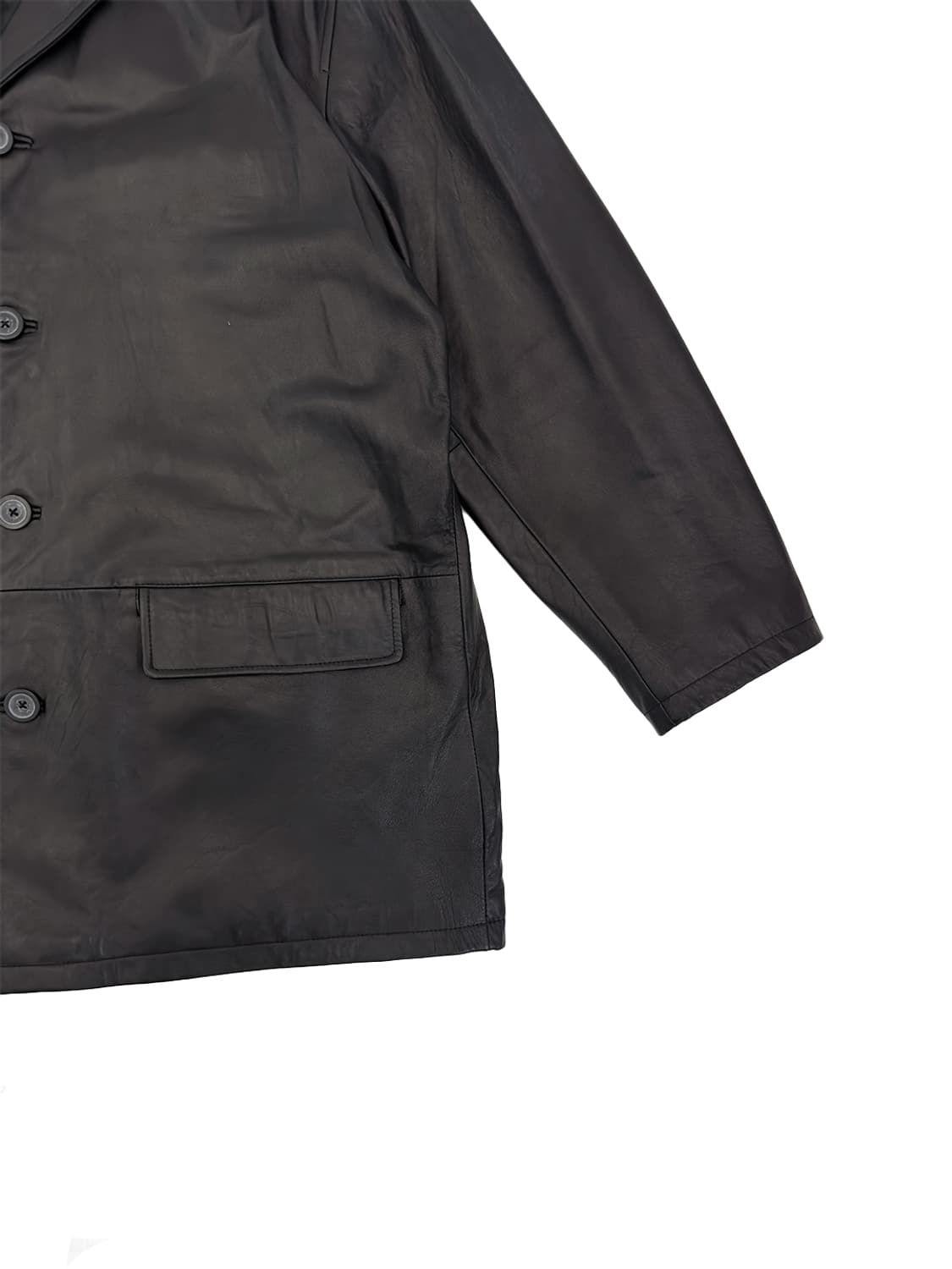 Roundtree&Yorke Leather Car Coat/ Xl 상품이미지6