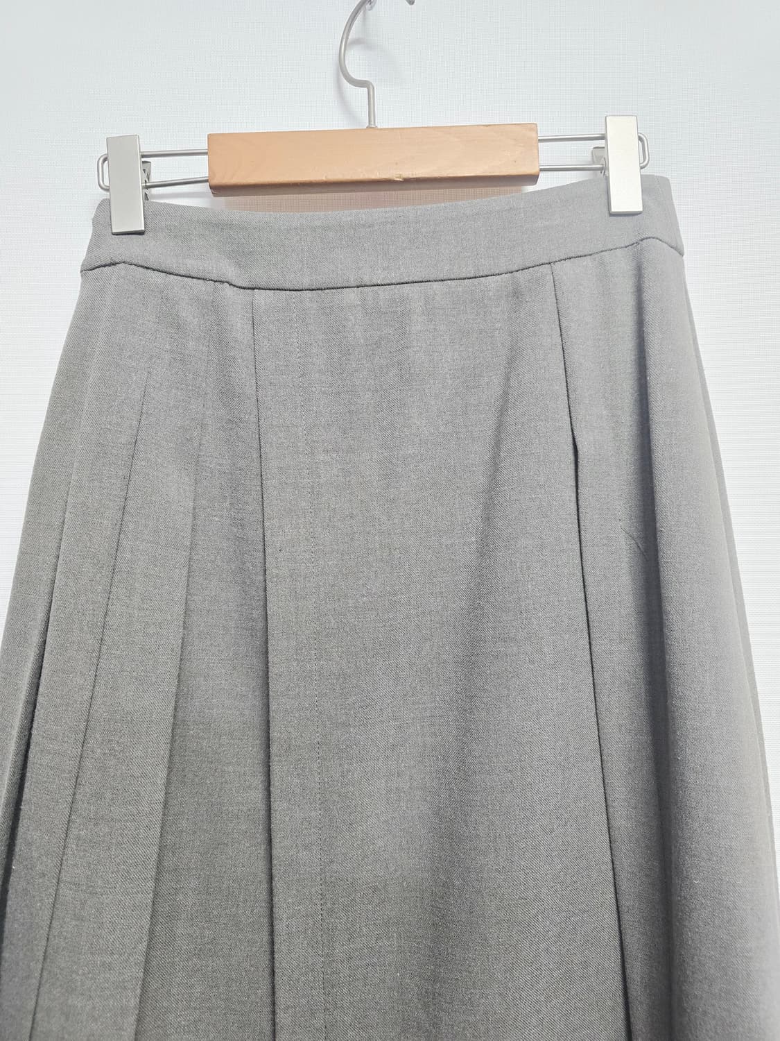 ENC 페라가모 스타일 그레이  스커트 상품이미지5