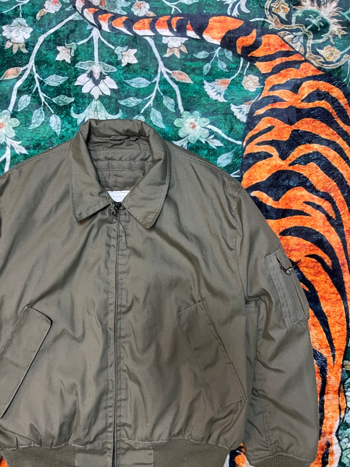90s CVC tanker jacket OG (L-R) 상품이미지4