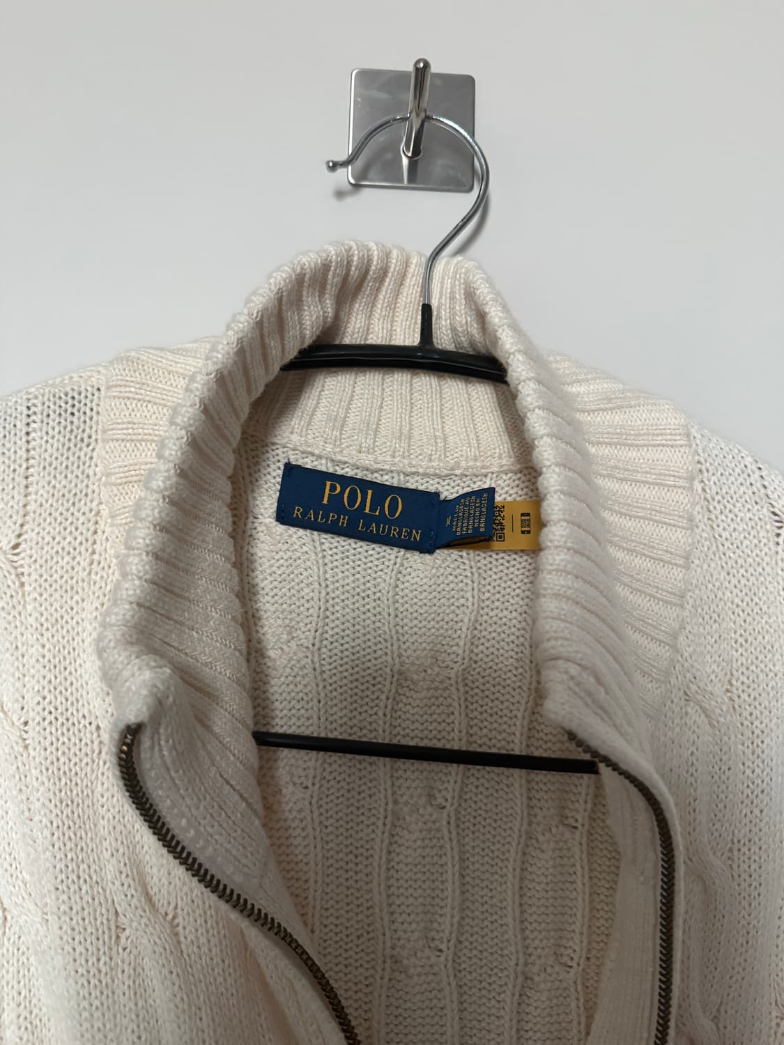폴로 랄프로렌 니트 집업 M 상품이미지2