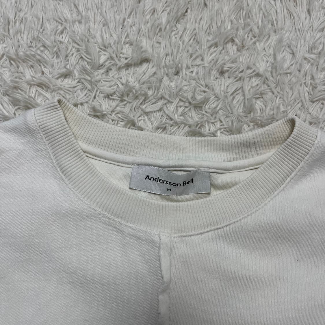 Andersson Bell white overlock t-shirt 상품이미지6