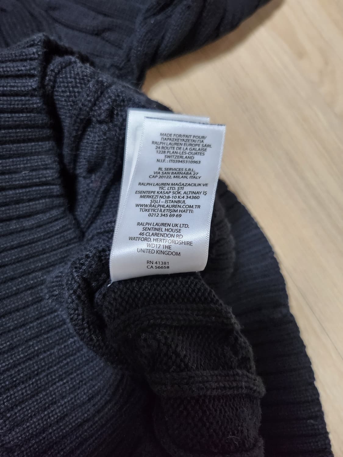 폴로랄프로렌 케이블브이넥니트 (S 상품이미지6