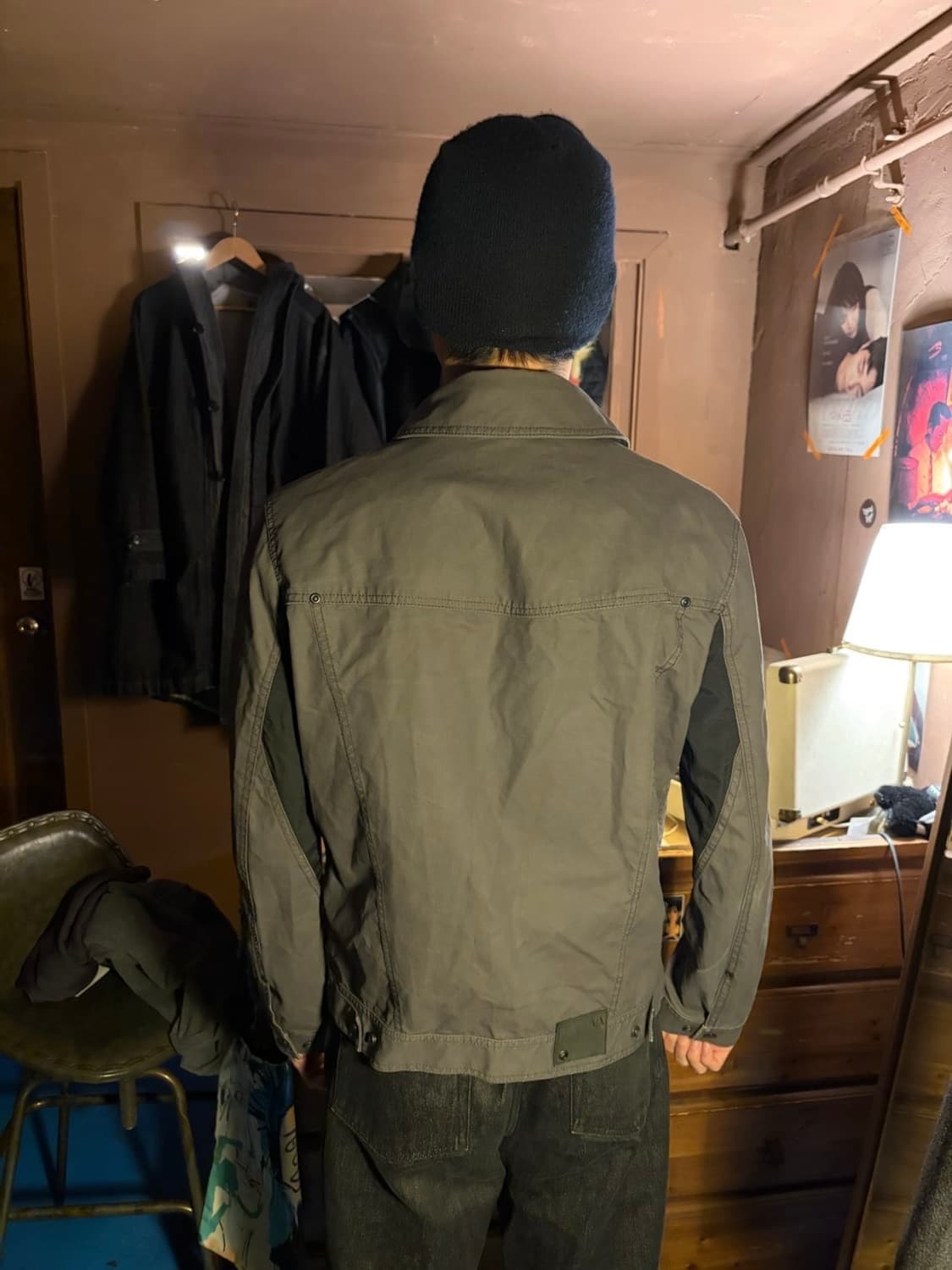 Armani exchange paneled cotton trucker 상품이미지5
