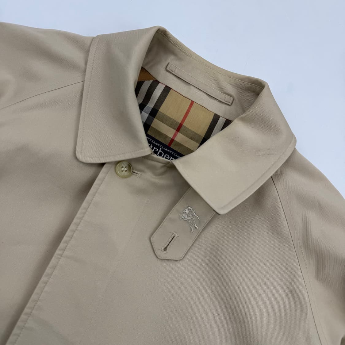 버버리 90s 노바체크 블루종 자켓 상품이미지4