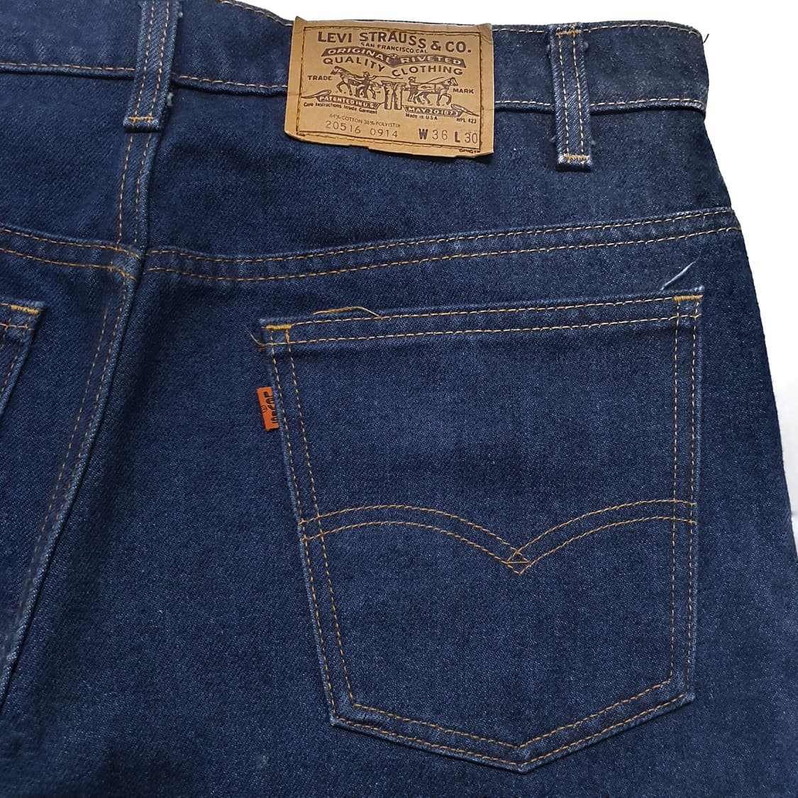 리바이스 20516 부츠컷 80s 데드스탁 36 (34) 상품이미지6