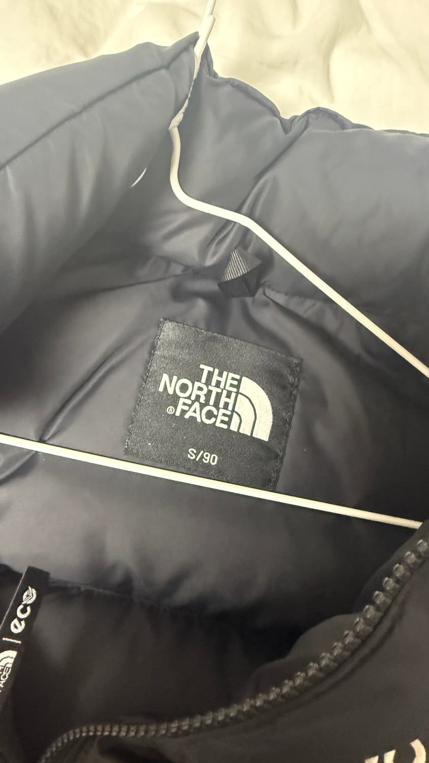 1996 노스페이스 눕시 에코 블랙 패딩 s/90 상품이미지3