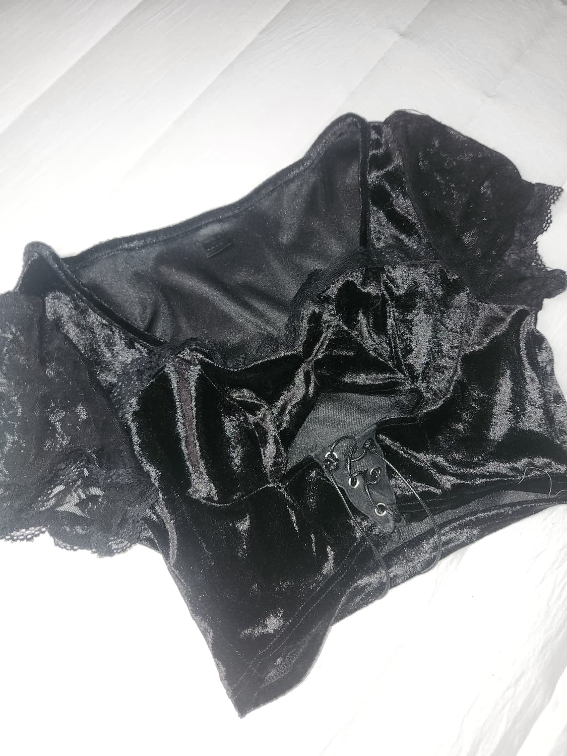고스로리 레이스 코르셋 반팔나시레이어드스커트 대장템y2k지뢰계갸루미사깔 상품이미지2