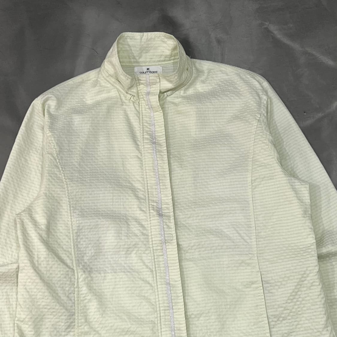  꾸레쥬 히든 집업 스윙 자켓 y15974 상품이미지3