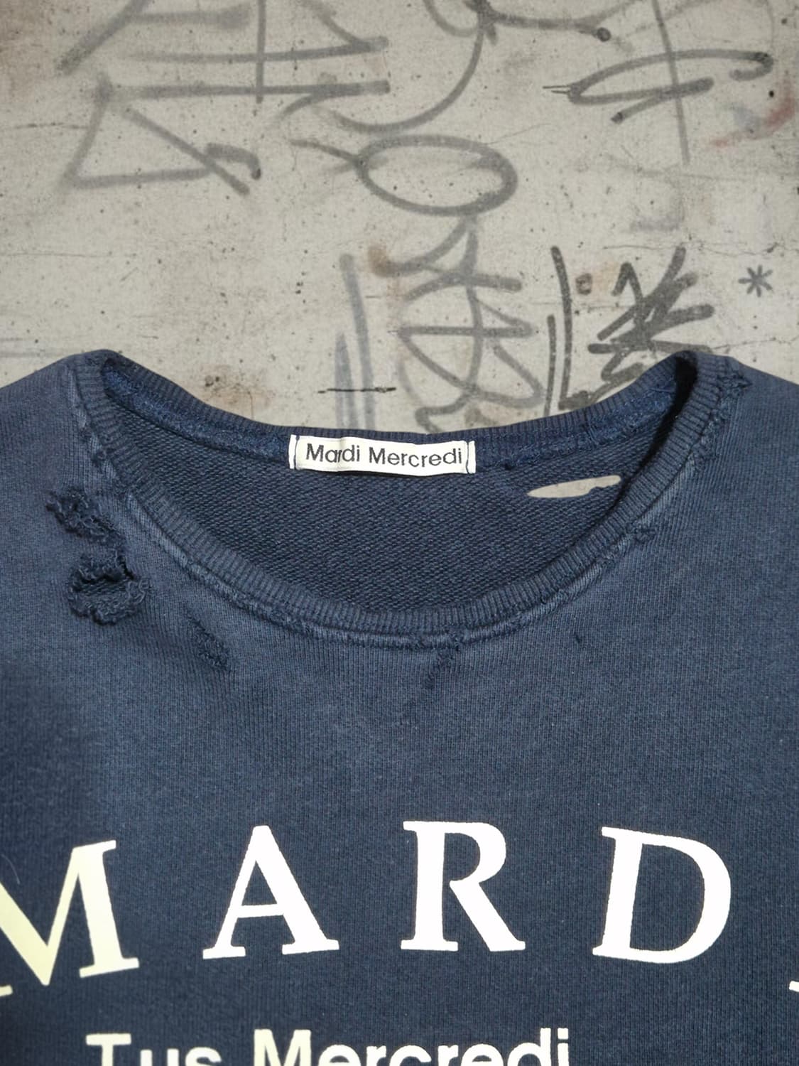 MARDI destroyed sweat shirts 상품이미지4