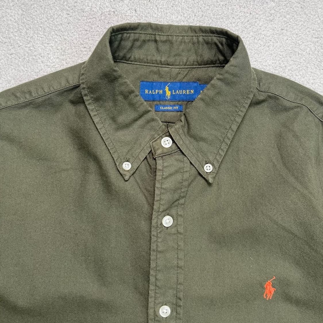 RALPH LAUREN 셔츠 카키 M 상품이미지2