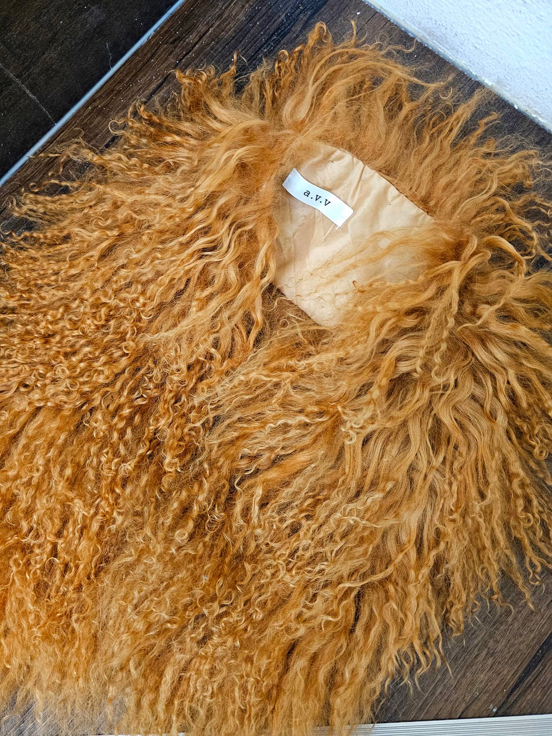 a.v.v 카라멜 양털 머플러 상품이미지6