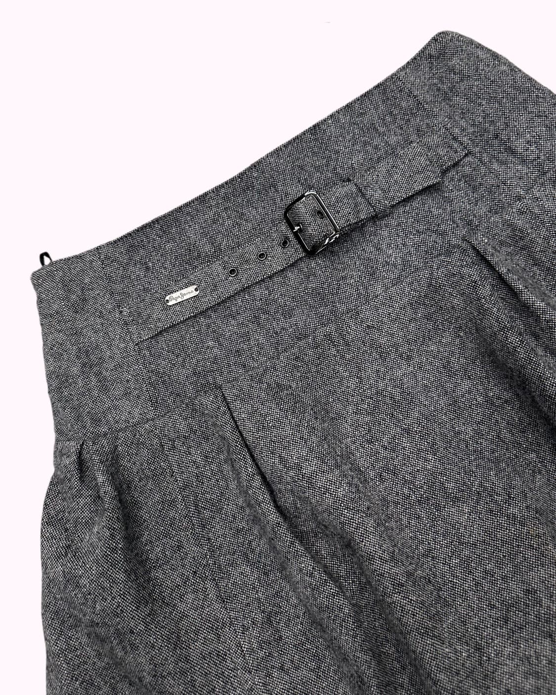 charcoal button detail skirt 상품이미지5