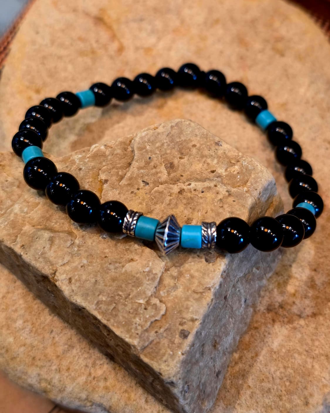 3cross Black onxys Silver925 bracelet 상품이미지2