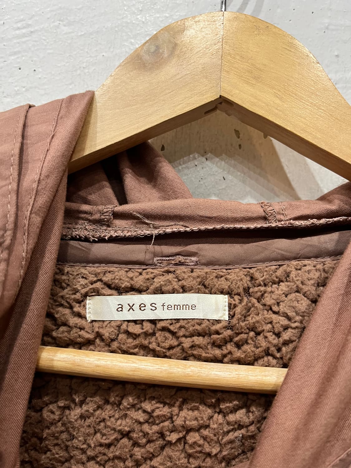 액시즈팜 퍼 야상 자켓 상품이미지7