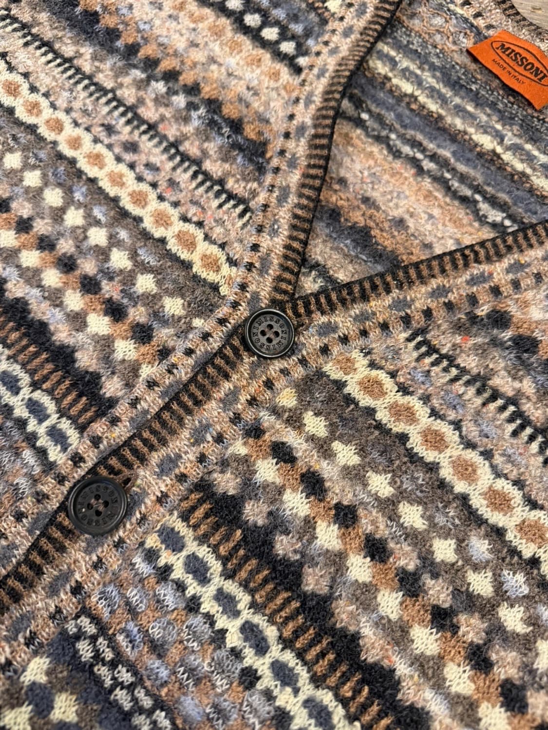 미쏘니 패어아일 니트 가디건 남성100 상품이미지4