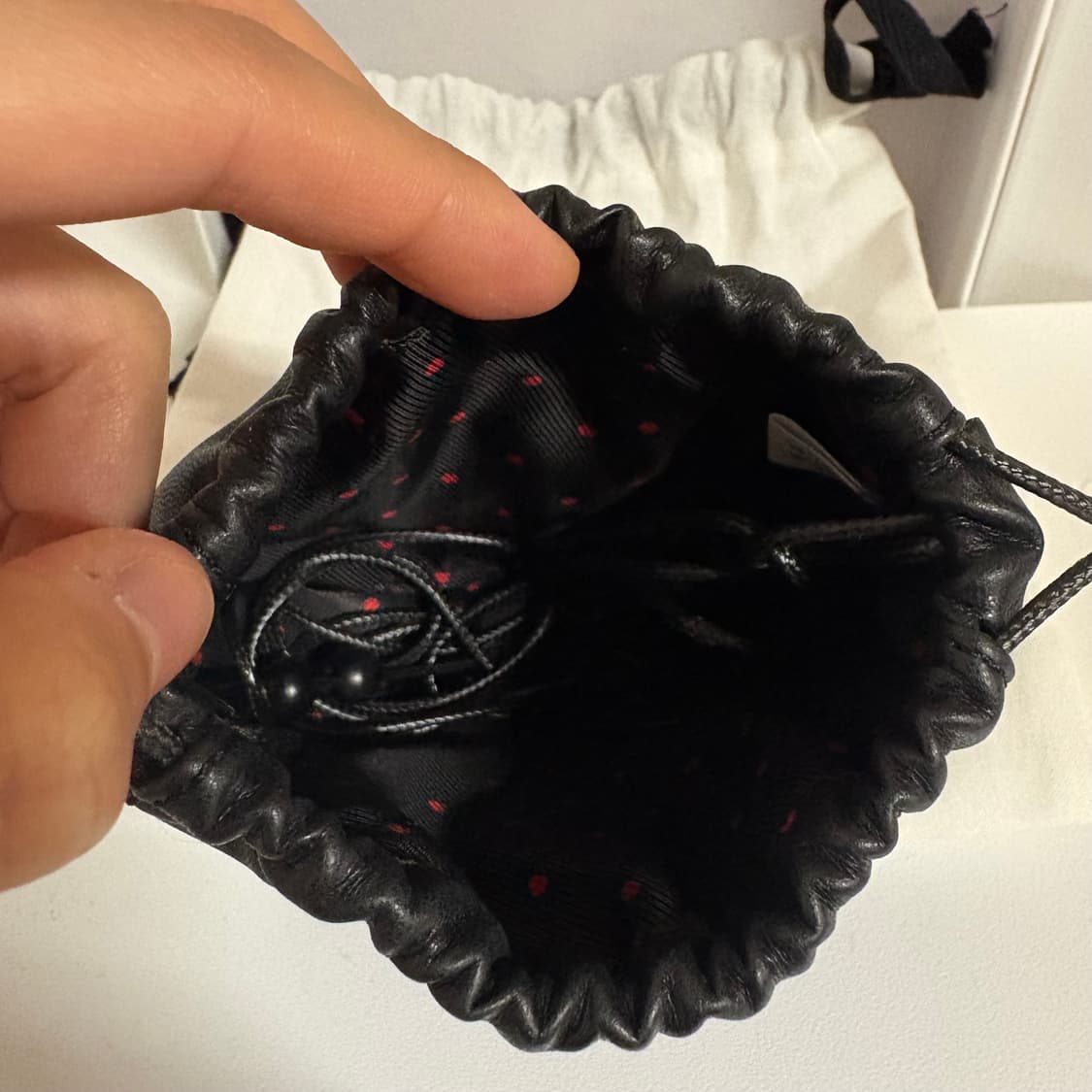 OHESHIO - BEADS MINI BAG, BLACK 상품이미지6