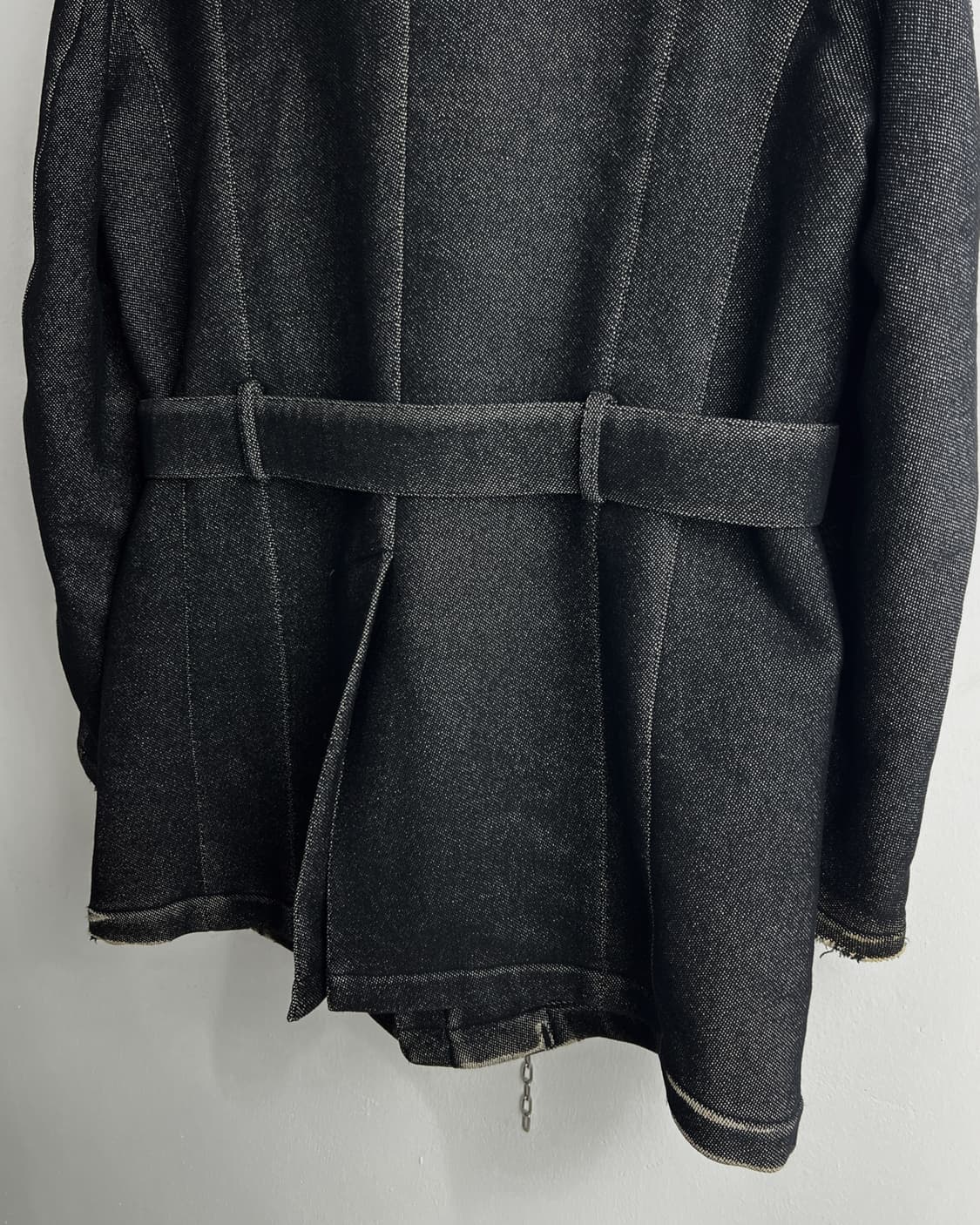 장 폴 고티에 옴므 오브젝트 하이넥 울 코트 상품이미지5