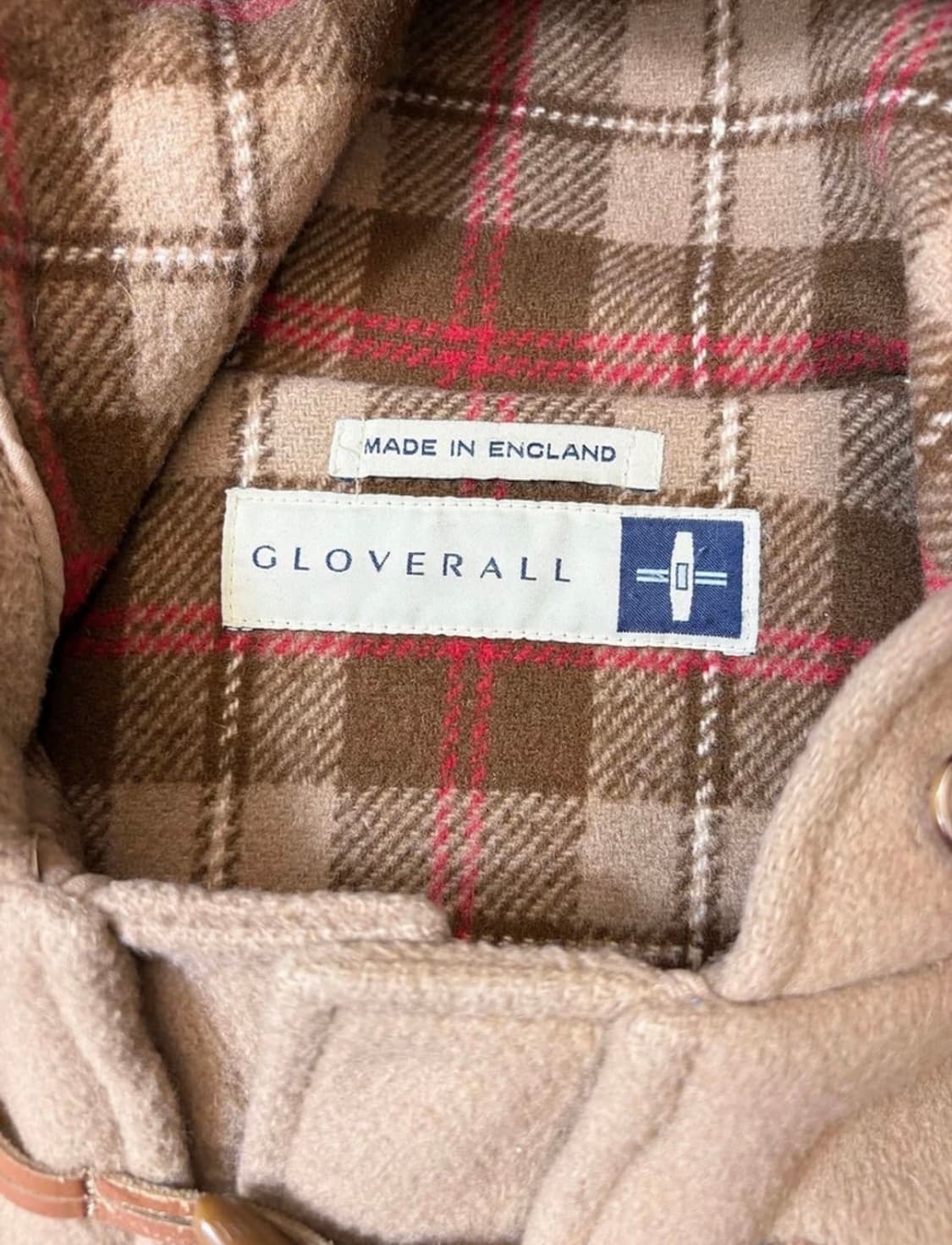 글로버올 80‘s 잉글랜드 더플코트 베이지 XL 상품이미지5