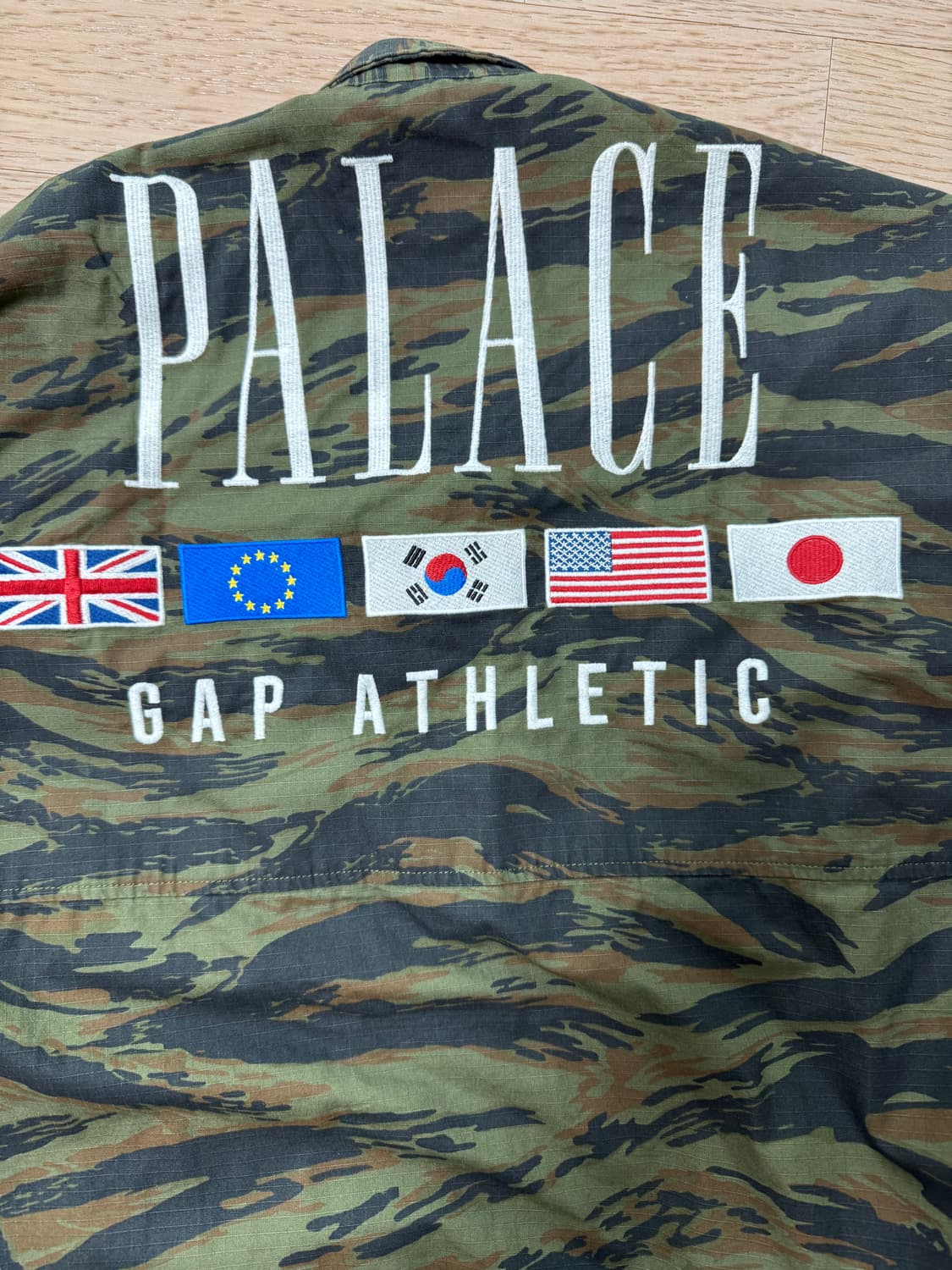 L) 팔라스 갭 옥스포드 드랍숄더 셔츠 카모 상품이미지4