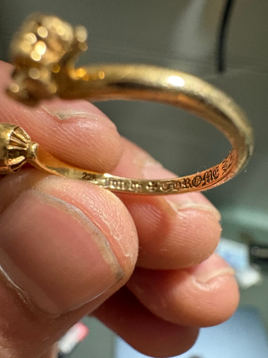 Chrome hearts 크롬하츠 22k 포티 버블검링 상품이미지3