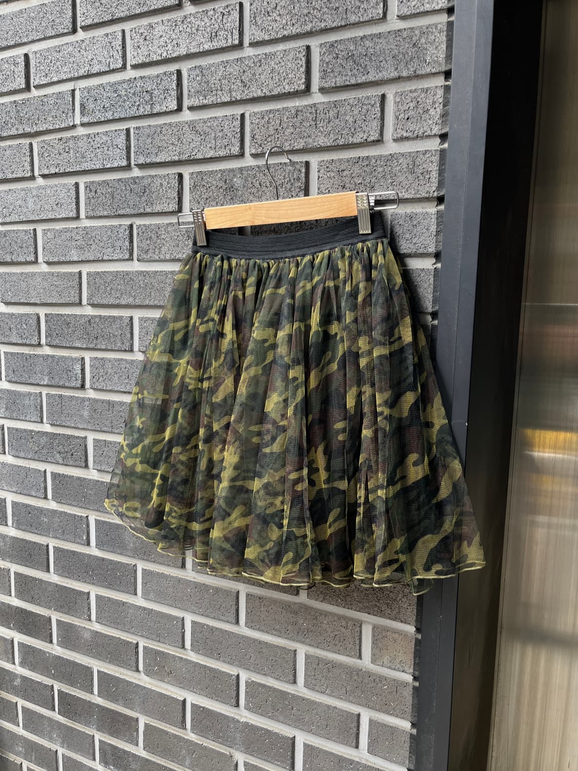더블 튤 스커트 카모플라쥬 상품이미지2
