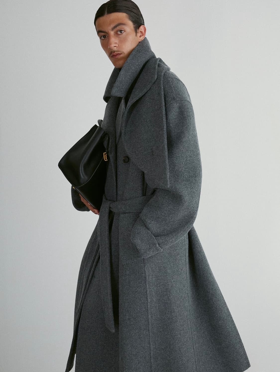 렉토 쿠세 핸드메이드 코트 그레이 1사이즈 판매 상품이미지3