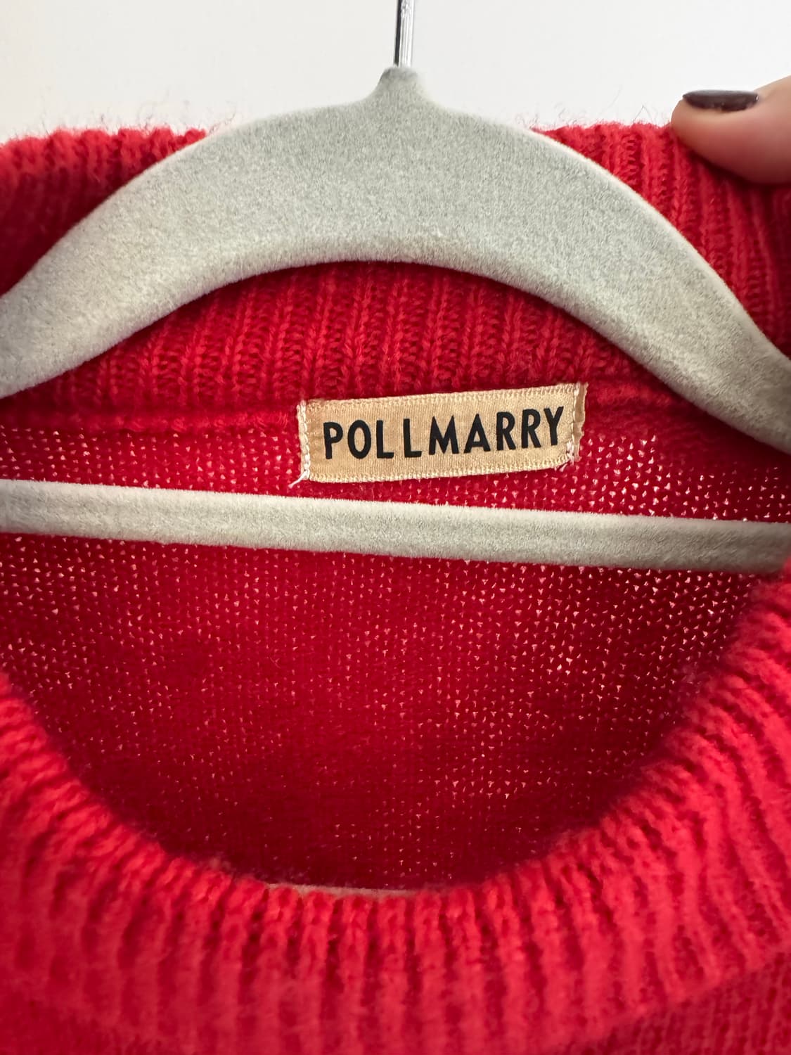 VT) Red button knit 상품이미지6