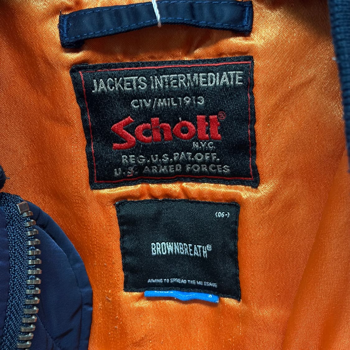 Scott 브라운브레스 MA-1 상품이미지7