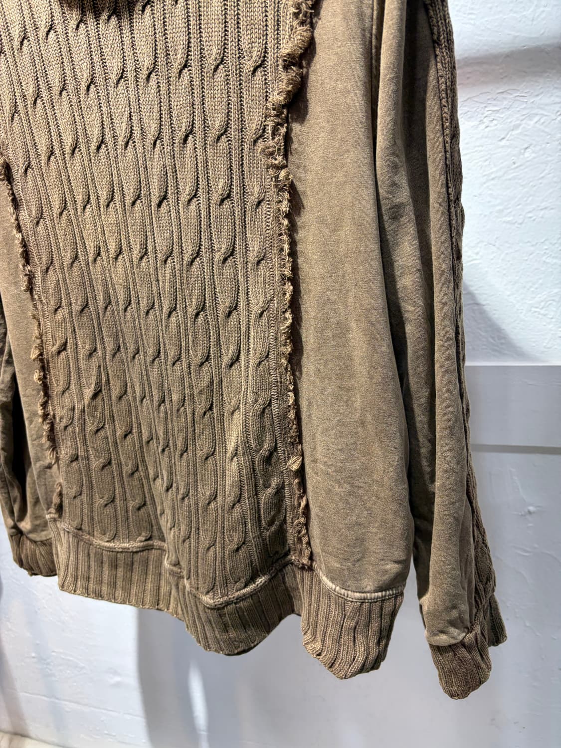 00s 빔즈 그런지 y2k 니트 집업 카고자켓 상품이미지9