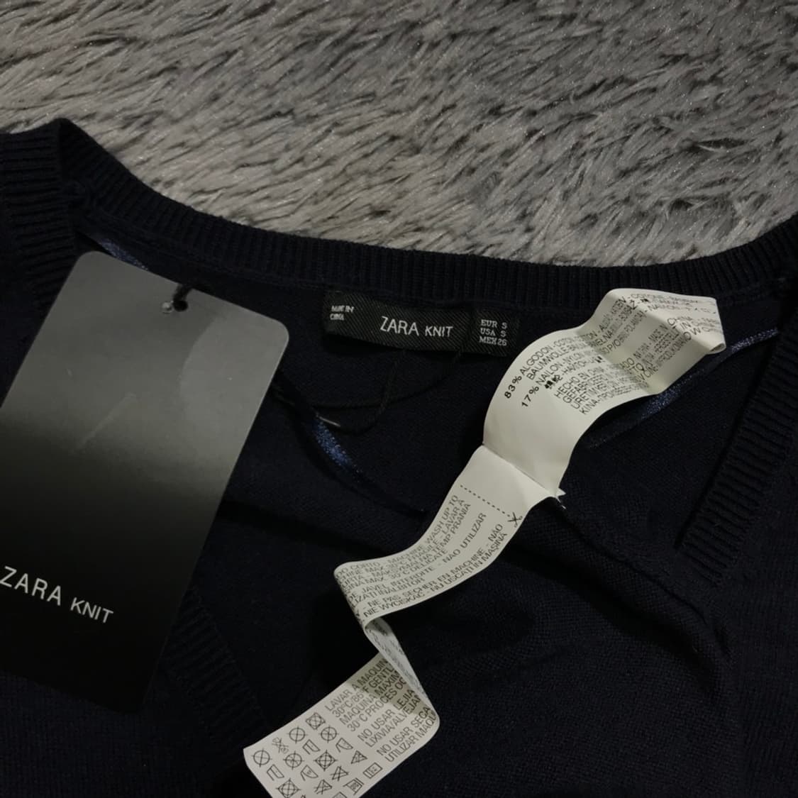 [[S, 새상품] 자라(ZARA) 브이넥 긴팔 니트@764 상품이미지4