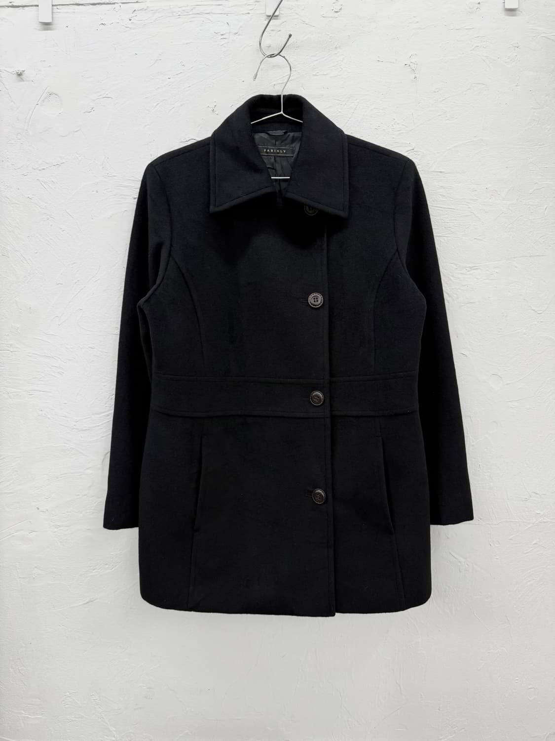 parioly 앙고라 버튼 하프 코트 상품이미지1