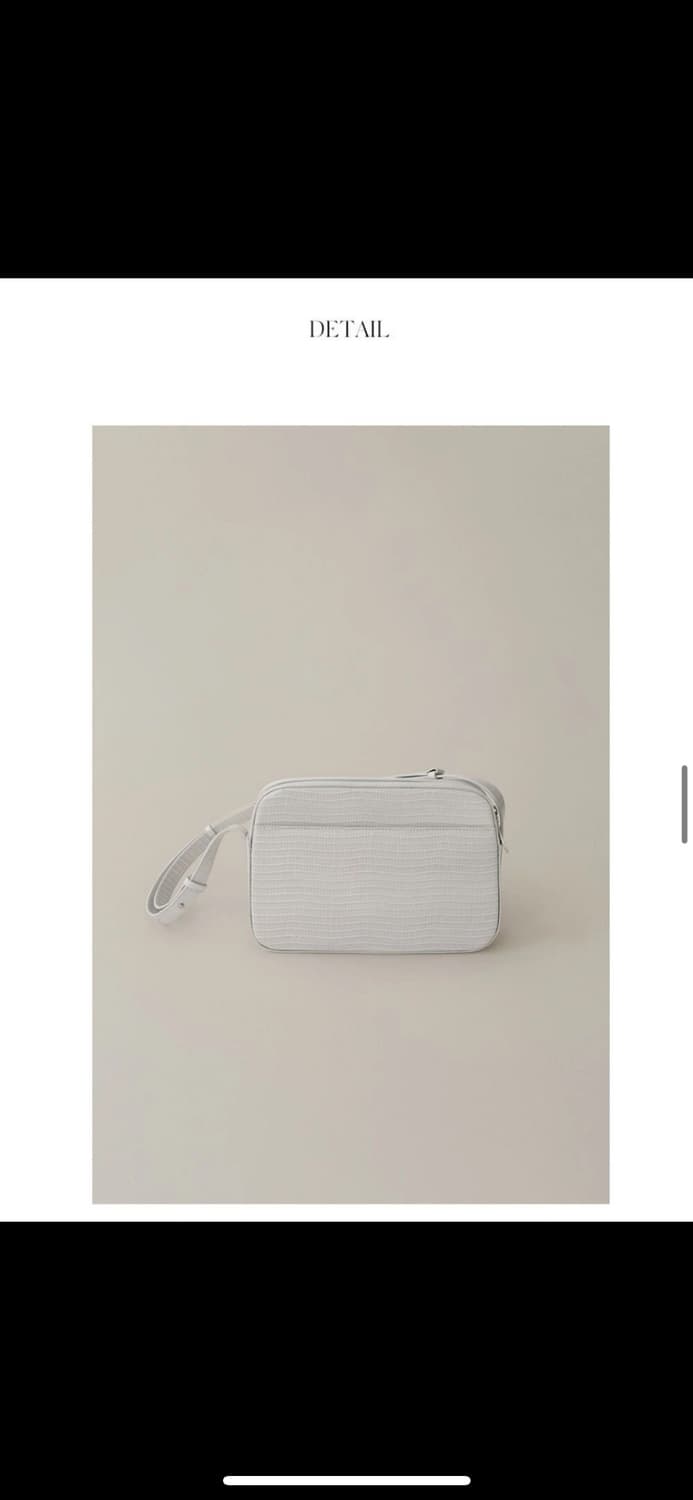 낫띵리튼 Lizard post bag - black 새상품 상품이미지9