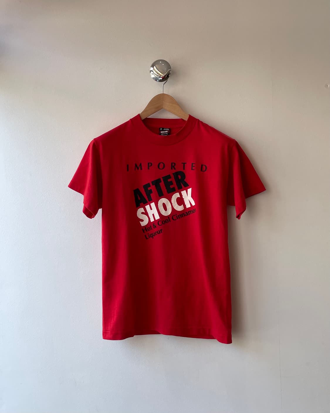 90’s USA “After Shock” 🥂Promo T-shirt M 상품이미지2