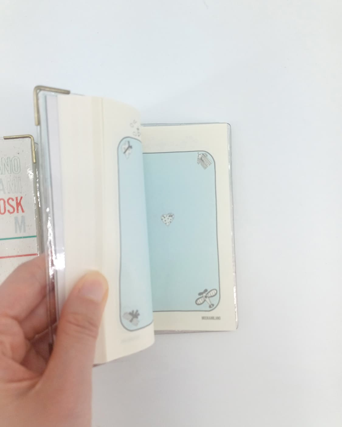 MOSKA MILANO 반짝이 펄 미니 밀라노  수첩 y2k 다이어리 상품이미지3