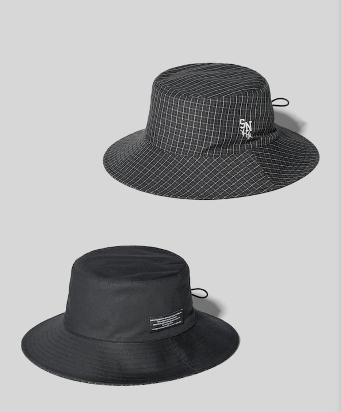 [Free] GU 언더커버 리버시블 버킷햇 모자 블랙 상품이미지1