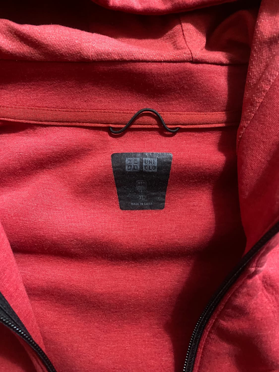 유니클로 남성 후드 자켓 XL 레드 (105) 상품이미지2