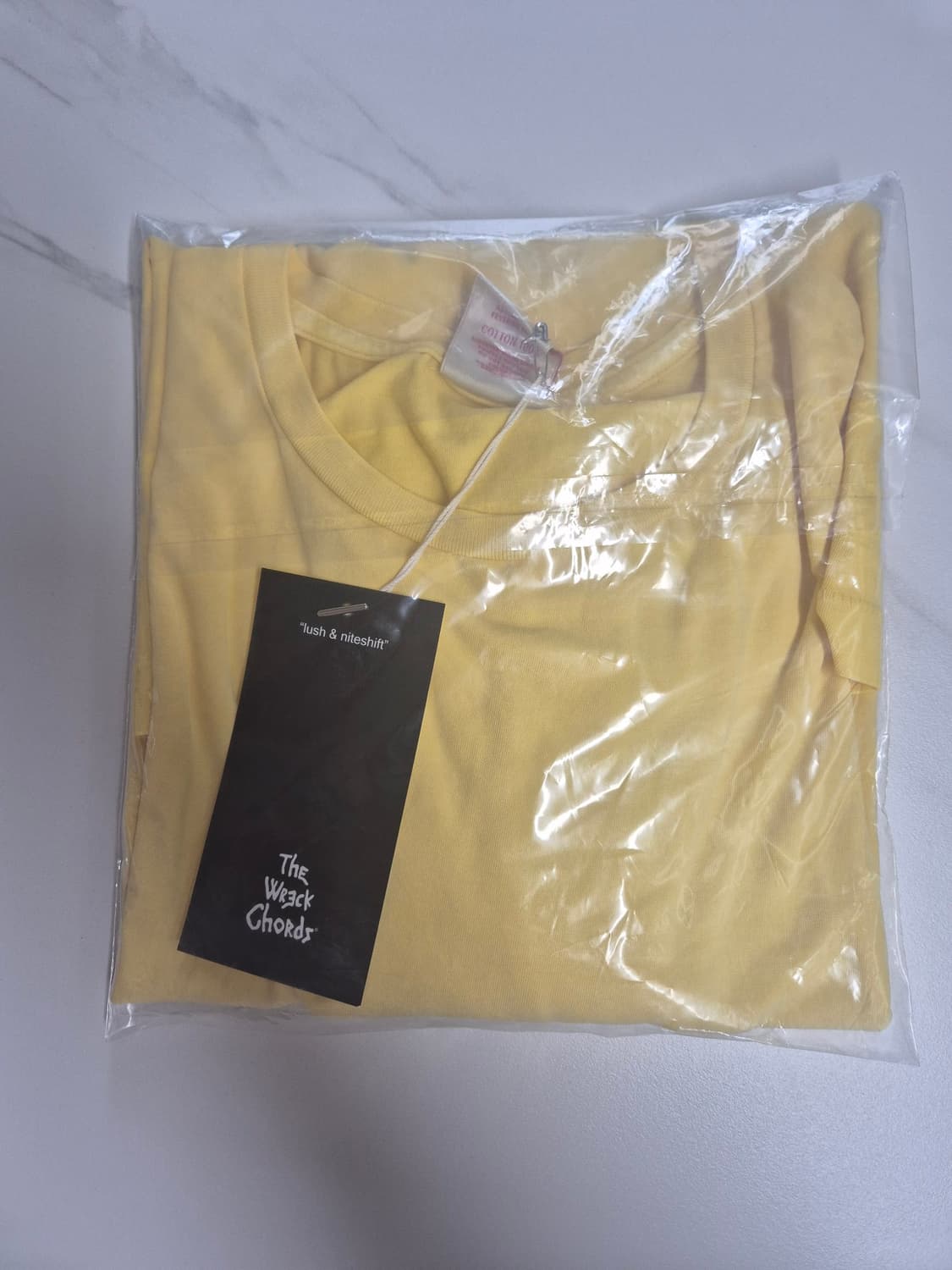 WRECK BLANK TEE (YELLOW)팝니다 상품이미지1