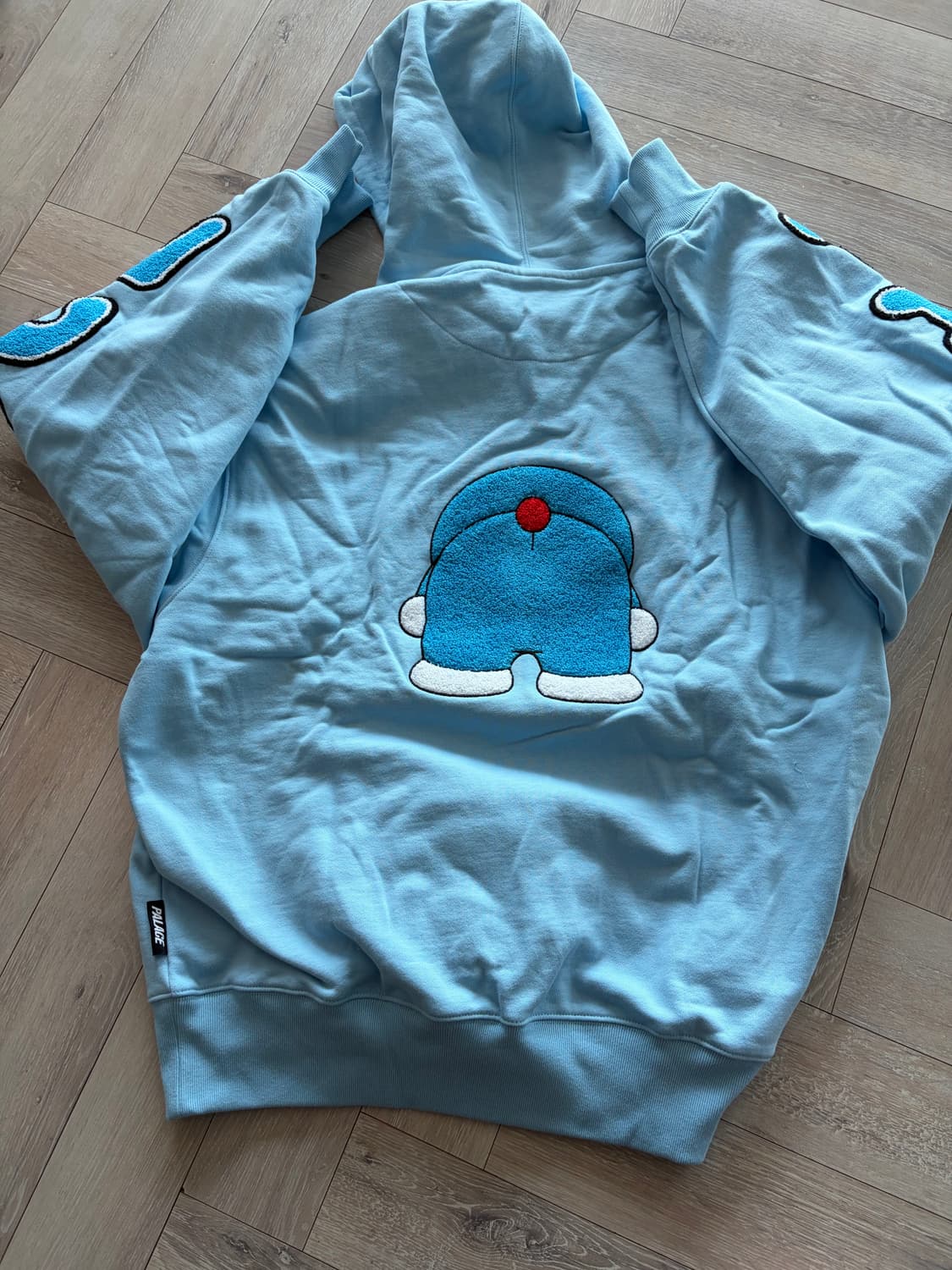 팔라스x도라에몽 후드 블루 상품이미지4